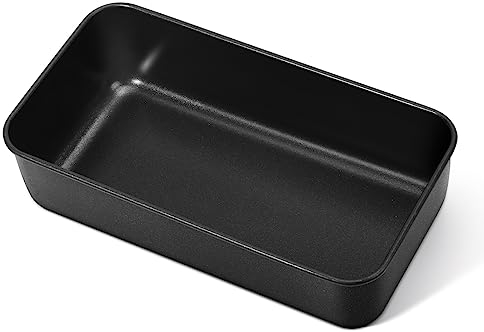 Homikit Edelstahl Kastenform, Antihaftbeschichtung Brotbackform Königskuchenform Brotform für Brot/Kuchen/Toast, Gesund & Leicht zu reinigen, 23,3 * 12,7 * 6,3 cm