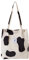 Anopo Cord Taschen Damen Groß Tote Bag mit Innertaschen Lässige Handtasche Umhängetasche Shopper Fashion Stofftasche für Alltag Büro Schulausflug Einkauf Kuh Druck