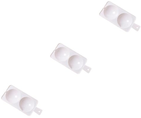 MAGICLULU 3pcs Egg-boiler Poached Egg Cooker Cooker Steamed Bowl Microwave Safe Steamer Non-stick Construction