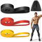 WuGU Bande Elastique Musculation (Lot de 3), 3 Niveaux de Résistance Élastique Musculation, Bandes de Résistance Élastique pour Sport, Pilates, Yoga, Musculation, Homme & Femme