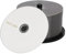 BD-R BDR - Disco multimedia grabable Blu-ray de una sola capa de 25 GB de hasta 6 veces con 50 unidades de disco de medios grabables de datos en blanco imprimibles con caja para pasteles/husillo