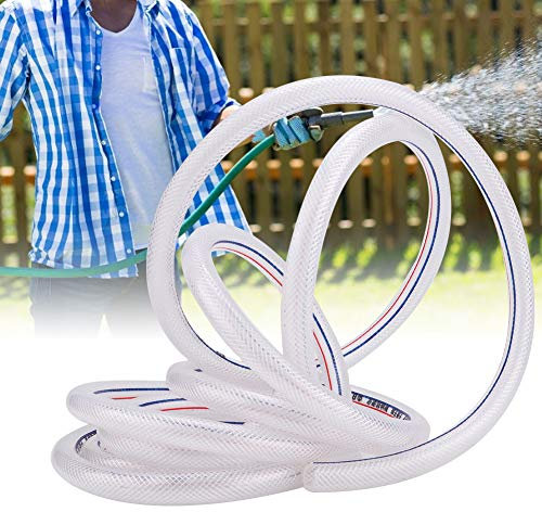 Tubo transparente,Tubo de plástico ligero Tubo flexible reforzado para riego de jardines Manguera transparente para estanque Acuario