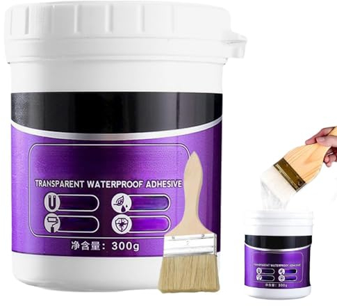 Transparenter Wasserdichter Beschichtungsmittel, 2024 Transparente Wasserdichte Versiegelung, Transparente Wasserdichte Versiegelung Dichtmasse Wasserdicht für Badezimmer Wände Fliesen Dach (1)