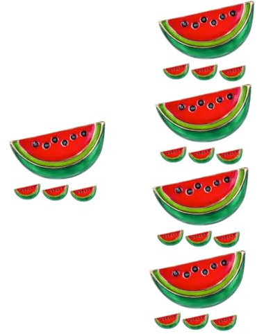 STOBAZA 20stücke Teiliges Cartoon Wassermelonen Broschen Lustige Anstecknadeln Für Kleidung Schals Und Pullover Für Partys Für Frauen Und Mädchen