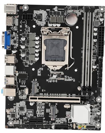 Placa Base de Escritorio H410M K, Compatible con CPU LGA1200 Gen 10, Memoria DDR4, Placa Base de Computadora con Interfaz Multimedia VGA HD con USB3.0