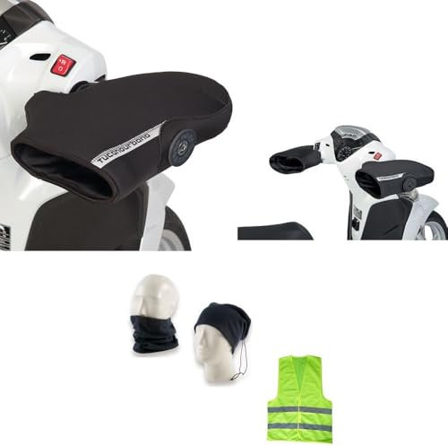 Compatible avec Yamaha X-Max 125 MOMODESIGN 2015 18 Manchons IMPERMÉABLE Tucano Urbano R363-X PROTÈGE-Mains en NÉOPRÈNE pour POIGNÉES DE Guidon avec BASCULANT