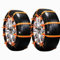 HSYJZSMY Für Opel Corsa F Corsa-e MJ22 Corsa Edition 2019-2022,4pcs Reifen Schneekette Anti Rutsch Einstellbare Ketten Reifen Rad Auto-Sicherheits-Reifenketten