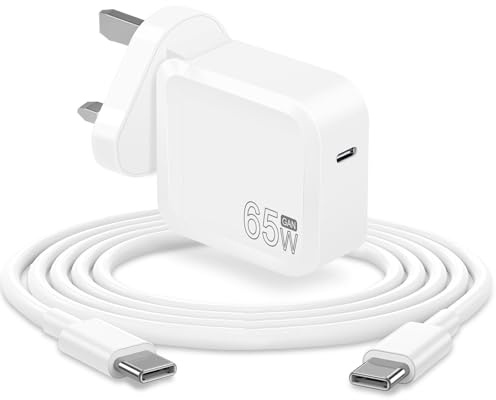 SiKER 65W USB C Laptop Charger Compatible with Mac Book Pro/Air, Notebook Power Cord Supply