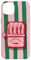 Pink Sardine Maximalist Vintage Food Stripes Aesthetic Cute Case for iPhone 14 Plus