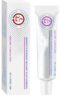 Adesivo Termoplastico Per Protesi Dentari,Creme Sigillante Per Dentiere A Extra,Forte Viscosità,Applicabile Adulti E Famiglie,20G