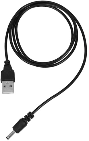 INOOMP 2 pezzi Cavo di Ricarica USB Dc in Rame Autentico Cavo di Alimentazione per Altoparlanti Wireless Ventilatori e Lampade USB da Nero Facile da Usare e Compatibile con Vari