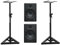 PreSonus Eris E4.5 - Set monitor da studio (con treppiede Pronomic, colore: Nero