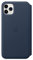 Apple Leder Folio (iPhone 11 Pro Max) - Tiefseeblau