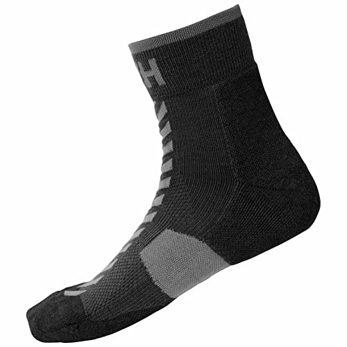 Helly Hansen Unisex Quarter Wandersocke, 39-41, Schwarz
