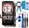 SIMDOG for iPhone 12/12 Pro OLED Screen Replacement Kit [ NOT LCD ] 6.1 inch Full HD Display 3D Touch Screen Digitizer Full Assembly + Repair Tools + Screen Protector