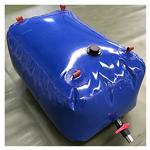 GRRICEPL Bidon À Eau Pliable, Épaissi Cube De Stockage De l'eau De PVC De Conteneur De Transporteur d'eau De Voiture, Utilisé for Irrigation Agricole (Couleur : Blue, Taille : 400l)