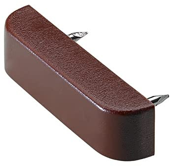 Bodenträger 2 Nägel 40x10x15mm Kunststoff braun 12 Stück