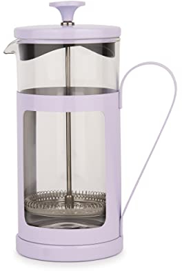 La Cafetière Monaco acciaio inox, otto tazze, lavanda, confezione regalo