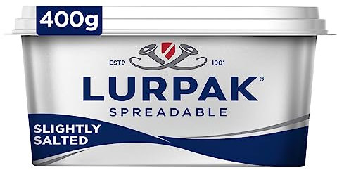 Lurpak Slightly Salted Spreadable Blend of Butter and Rapeseed Oil 400 g