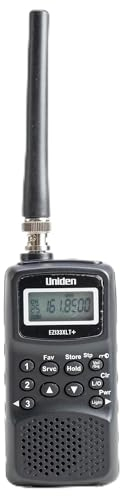 Uniden EZI33XLT Plus tragbares Scanner-Kit + Sticky Pad Blue als Geschenk