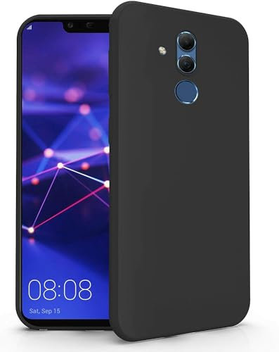 Custodia COVER Compatibile con HUAWEI MATE 20 LITE SNE-LX1 SNE-L21 SNE-AL00 (6.3) case soft GEL SILICONE protezione flessibile SLIM matte MORBIDA TPU (Nero)