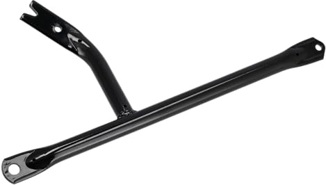 Obergurtstützstrebe links, Schwarz, für Soziusfußrasten - für Simson S50, S51, S53, S70, S83