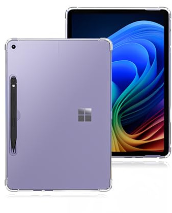 Case for Microsoft Surface Pro 12 (2025) 12 inch Tablet Protection,daunke Shockproof,Scratch Proof,Portable Durable,Slim & Lightweight Soft TPU,Transparen