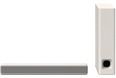Sony HT-MT301 kompakte Soundbar (100W, kabelloser Subwoofer, Bluetooth, NFC, USB) Cremeweiß
