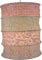 GURU SHOP Runde Papier Hängelampe, Lokta Papierlampenschirm Kailash, Handgeschöpftes Papier - Rosa/pastell, Lokta-Papier, 35x28x28 cm, Asiatische Lampenschirme aus Papier & Stoff