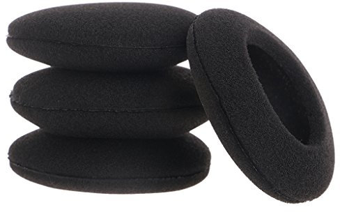 Xuniu 2 Paar Ersatz Kopfhörer Pads, weiche Schwamm Ohrpolster Kissen für Kopfhörer Headset 45 / 60mm
