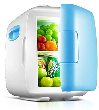 HUIQC Mini frigo per Auto, Frigo Portatile da Viaggio, 8L 12V Frigo e Riscaldamento Frigorifero per Alimenti Frigo Elettrico Mini per casa, Ufficio, Auto o Barca (Colore : Rosa, Dimensioni : 8L)