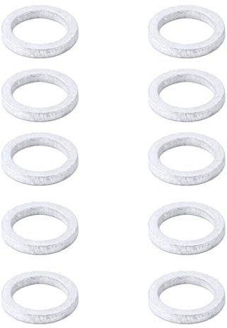 T TOOYFUL 10 Count Fahrrad Fixed Gear Zubehör Stem Chainwheel Washer Spacer