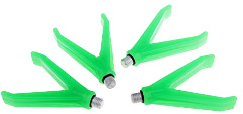 4 Karpfen Angelrutenauflage U Rutengriffe Auflage, Angelrutenhalter Greiferauflage, Gewinde M3 / 8