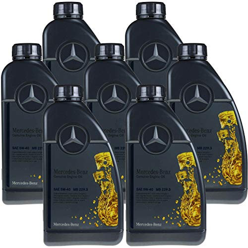 7x 1Liter PKW Synthetic Mercedes Benz Original MB 229.3 Motoröl 5W-40