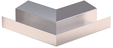 Aussenwinkel für Kastendachrinne Simpel Aluminium Natur