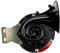 MEROURII Auto Schneckenlufthorn, 12V/24V 300db Lautes Horn, Elektrische Einzelhorn Hupe Wasserdicht Schneckenhörner für LKW, Auto, Boot, Motorrad, Gewicht: 800g