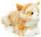 Uni-Toys - Katze braun-getigert, liegend - 20 cm (Länge) - Plüsch-Kätzchen - Plüschtier, Kuscheltier