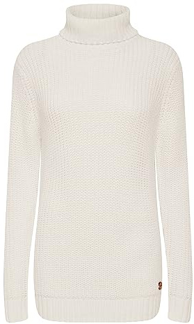 OXMO OXNanna Strickpullover Damen, XS, Cloud Dancer (114201)
