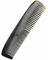 znatoo Kamm aus echtem Horn (13 cm lang, dunkelfarbig)
