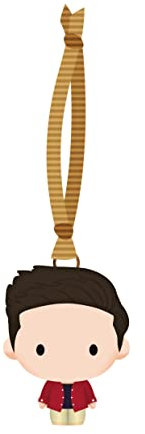 Half Moon Bay: Set di 4 Decorazioni Natalizie Friends Ross | Addobbi Albero di Natale di Friends con nastrino incluso, Decorazioni da collezione, Licenza Ufficiale 100%, Friends Gadget