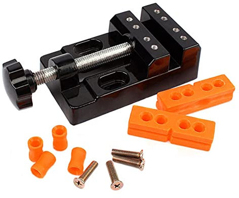 Mini Small Mini Flat Clamp Table Bench Clamp Drill Press Opening Table DIY Hand 13.5X6.5X3.6cm