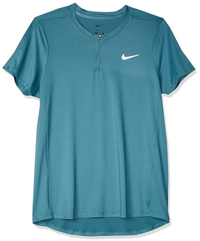 NIKE DD8321-379 M NKCT DF ADVTG Polo Polo Shirt Herren Mineral Teal/White Größe M