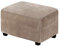 Meigeh Hocker bezug rechteckig hockerbezüge bezug für hocker quadratisch ottomane hocker bezug Ottomane Schonbezug Brown b