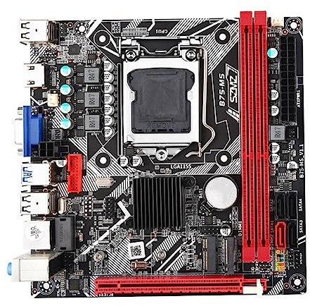 Yklhsocneg 1 PCS B75- DOR3 Carte Mère WIFI Soutien 24Pin LGA 1155 Carte Mère Soutien Wifi Ordinateur De Bureau Carte Mère pour PC Gaming