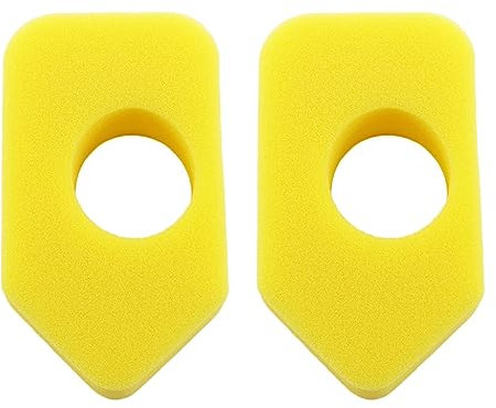HURI 2x Luftfilter Schaum-Luftfilter für Wolf Garten UV 35 B, UV 40 Expert, VA 357 B Rasenmäher Ersetzt Briggs & Stratton 698369
