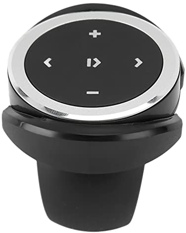 Media Button, Smart Wireless Auto Lenkradfernbedienung mit Halterung für Handys Tablets für Auto Fahrrad Motorrad Lenkrad