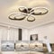 ZMH LED Deckenlampe Deckenleuchte Wohnzimmer - Wohnzimmerlampe Groß 100cm Dimmbar Modern Design Schwarz 90W Schlafzimmerlampe Schlafzimmer mit Fernbedienung Deckenbeleuchtung für Esszimmer Büro Küche