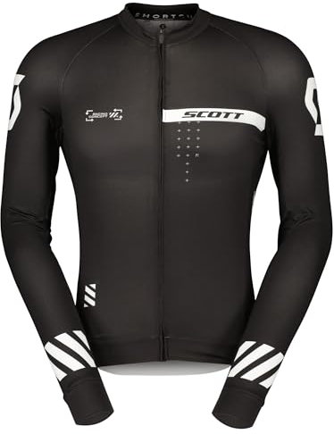 SCOTT RC Pro Fahrrad Trikot lang schwarz 2025: Größe: XL (54/56)