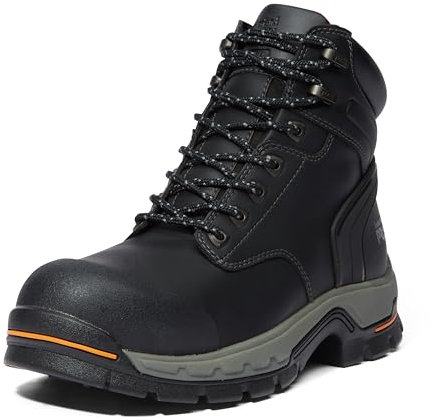 Timberland PRO Stockdale - Stivali da uomo in lega, antiscivolo, 15,2 cm, Nero Raptek-2024 Nuovo, 9.5 US Wide