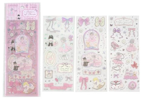 3 Sheet Aesthetic Planner Stickers,Cute Style Design Accessories Enhance and Simplify Your Planner, Journal and Calendar for Water Bottle Laptop(Pink)